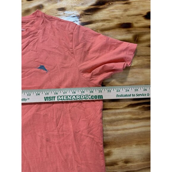TOMMY BAHAMA Men T Shirt-ALL FIN AND GAMES-AIR GUITAR SIZE MEDIUM Preppy Travel - Picture 4 of 10